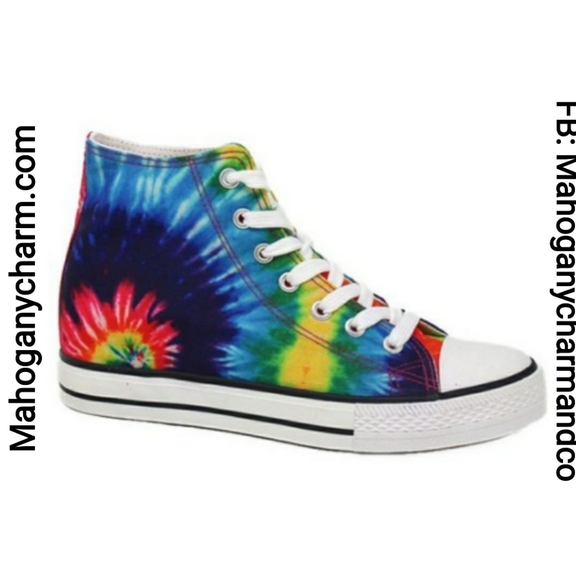 Yoki Shoes - Tie-Dye High Top Sneakers